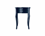 Matt Black Bedside Table - Image 