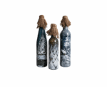 Hand Painted Decorative Bottles - Image 