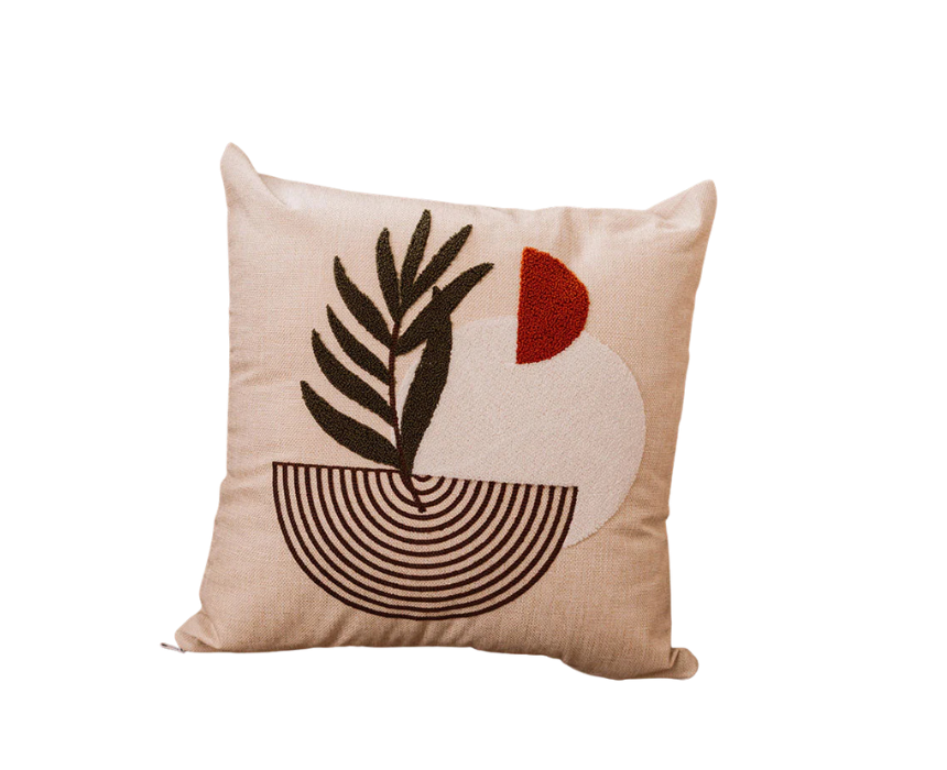1 Modern Botanica – Geometric Planter Cushion - Image 1