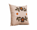 Autumn Leaves – Floral Branch Cushion - Image 