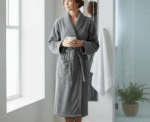Classic Cotton Bathrobe - Image 