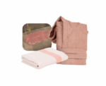 Pink Bathrobe & Towel - Image 
