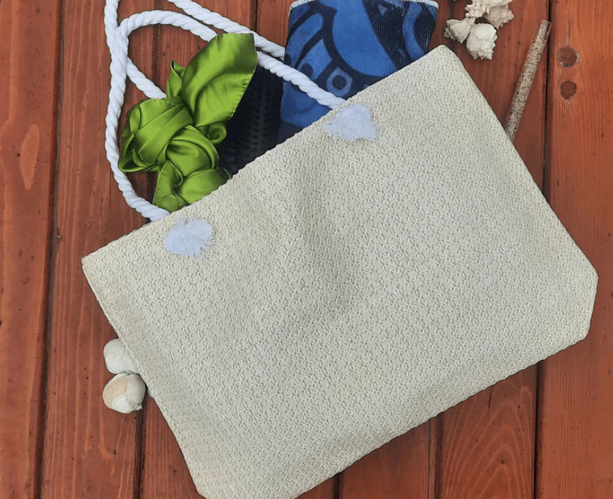 13 Boho Macrame Beach Bags - Image 1