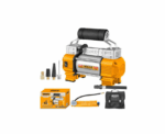 INGCO 12V Double Piston Tire Inflator Compressor 120PSI - Image 