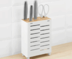 IKEA Bamboo Knife Holder in White - Image 