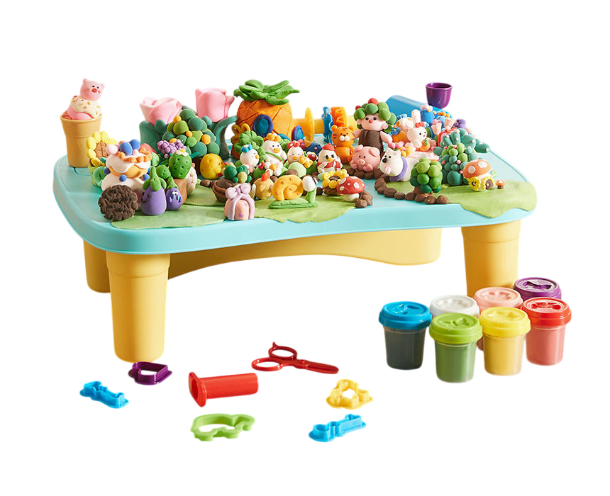 2 Multi-Functional Clay Table - Image 1