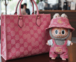 Pink Gucci Labubu Outfit - Image 