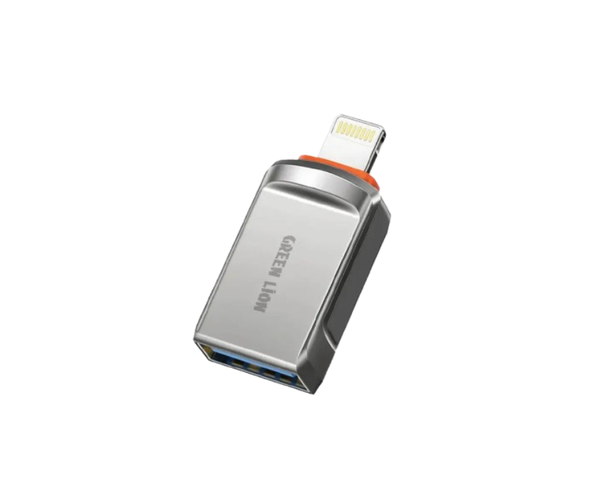 2 (11) Green Lion OTG Adapter USB A to Lightning - Image 1