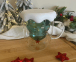 Christmas 3D Tree Double Glass Mug - Image 