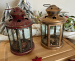 Christmas Medium Round Lantern - Image 