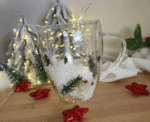 Christmas Double Glass Mug - Image 