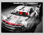 White Lego Racing Car - Image 