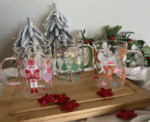 Christmas Glass Mug - Image 