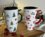 Christmas Mug with Cover - Image 