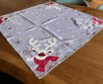 Christmas Reindeer Table Cloth - Image 