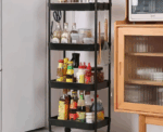 4 Layers Storage Shelf Rack Organizer For Kitchen Bathroom and Bedroom - Image 