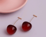 Cherry Drop Earrings - Image 