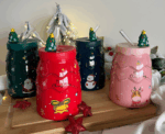 Christmas Straw Mug - Image 