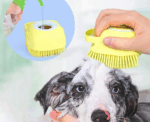 Pet Bath Brush Scrubber Shampoo Dispenser - Image 