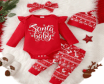 Santa Christmas Set 3-6M - Image 
