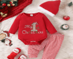 Christmas Outfit Set 6-9M - Image 