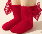 Lace Set in Red 6-12M - Image 