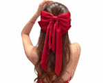Hair Bow in Red - Image 
