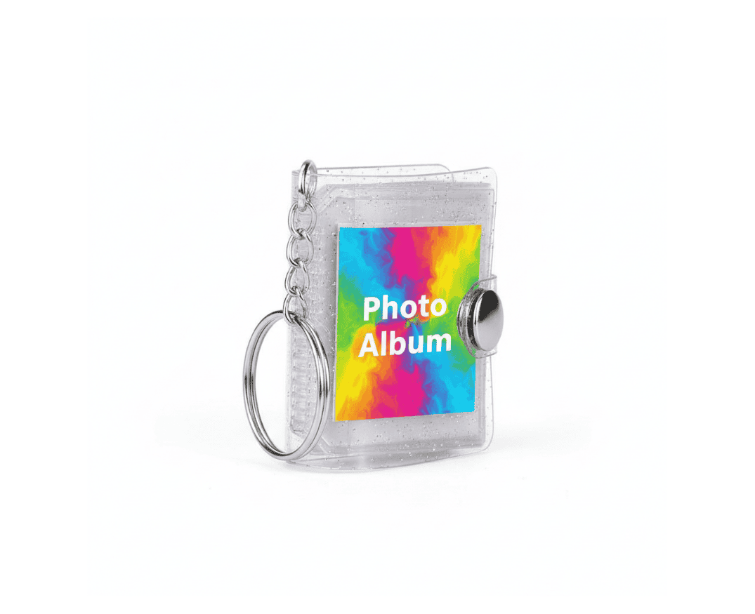 2 Mini Photo Album Keychain - Image 1