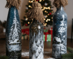 Hand Painted Decorative Bottles - Image 
