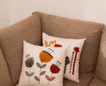 Modern Bloom – Tall Stems Cushion Cover - Image 