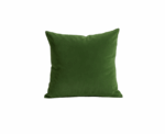 Olive green velvet cushion cover - Image 