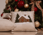 Winter Cabin Cushion - Image 