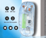 Transparent Silent Wireless Mouse - Image 