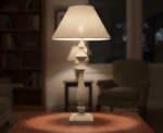 GALA SORIA White Table Lamp - Image 