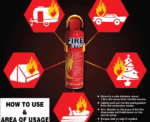 1L Fire Extinguisher Spray With Stand - Image 
