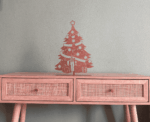 Decorated Metal Standing Tree - Image 