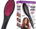 Heat Hair Straightener Ceramic Brush - Image 