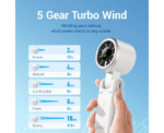 DiveBlues Turbo Mini Cooling Fan 13550 RPM - Image 