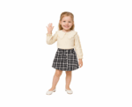 Girls Child Checkered Shorts - Image 