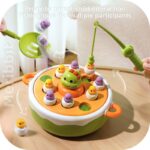 4 in 1 Magnetic Fishing Game and Pop Up Dinosaur - Image 