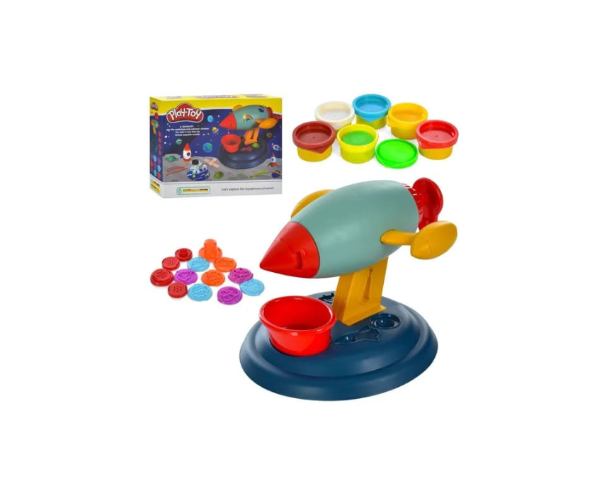 6 Spacecraft Playdough Set - Image 1