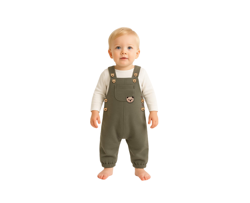 60 Baby Three-Thread Brushed Pants - Image 1