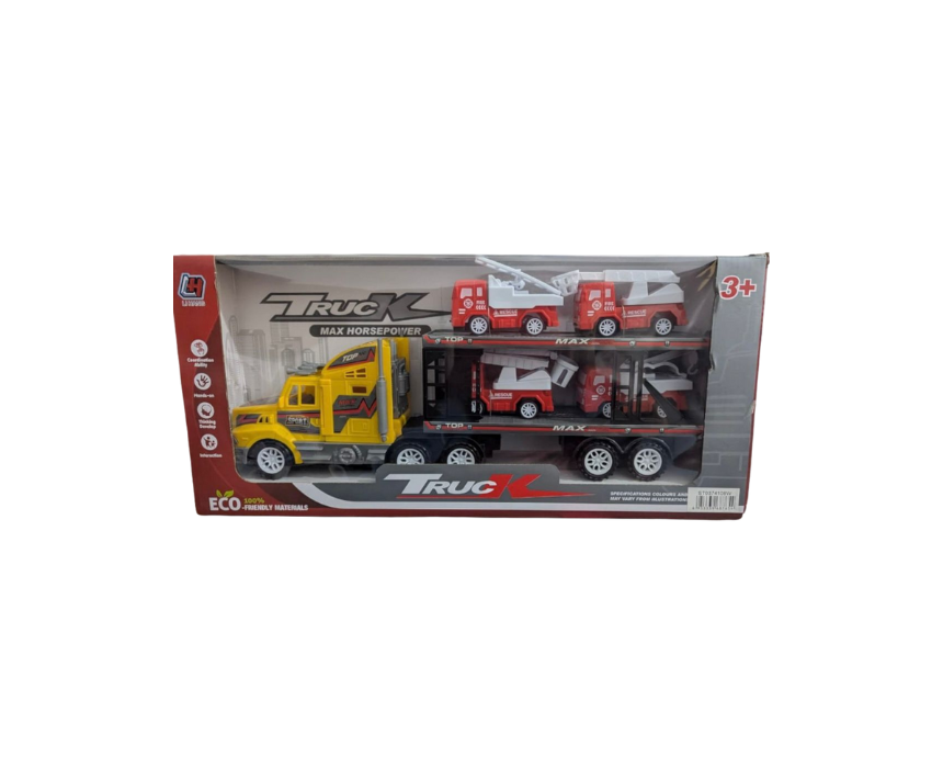7 Truck Transporter Toy - Image 1