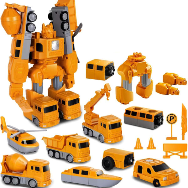 Magnetic Transform Engineering Car Converting Robot set (38 pcs)