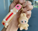 Princess Labubu Perch Keychain - Image 