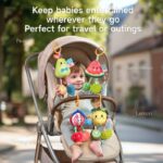 Fruit Hanging Rattles Set with Shark clip - Image 