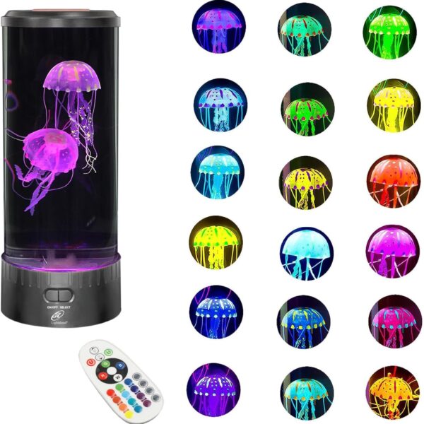 Jellyfish Led Bedside RGB Mood Aquarium Tank Lamp