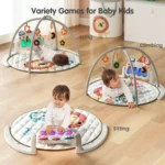 Tumama Kids Lion Circular Activity Playmat - Image 