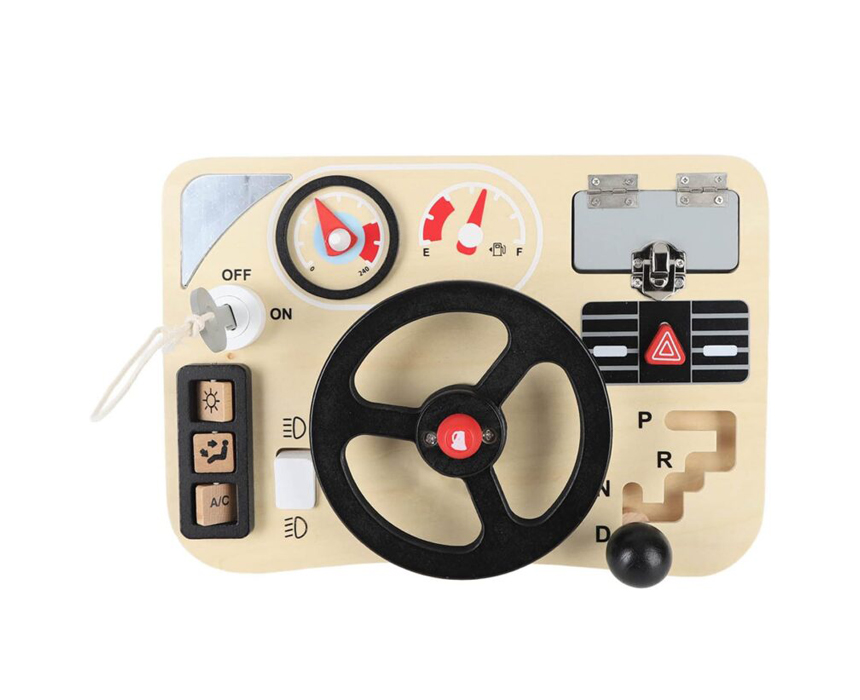 Untitled-1 Wooden Steering Wheel Board - Image 1
