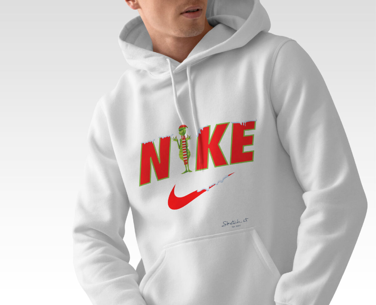 The Grinch Nike Hoodie - Image 